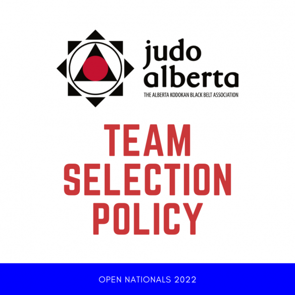 NATIONAL TEAM SELECTION POLICY 2022