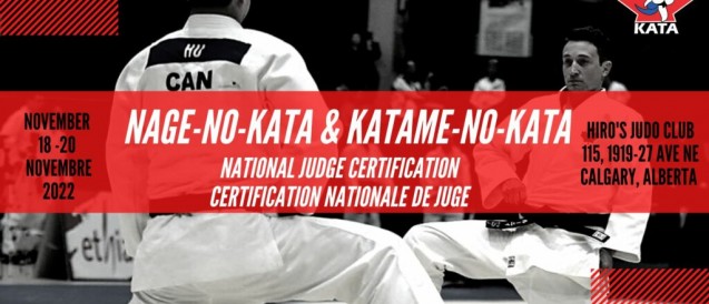 National Kata Judge Certification – Nage-no-kata & Katame-no-kata