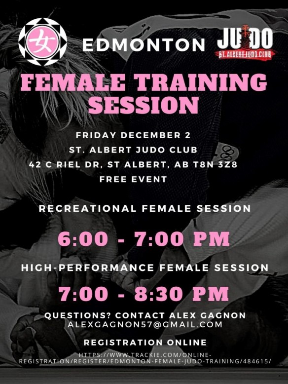 Edmonton Area Female Training Friday December 02, 2022