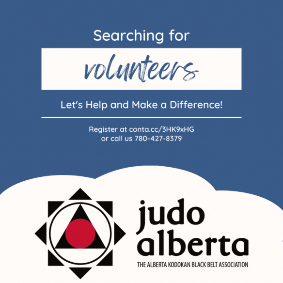 Judo Alberta Needs You to Volunteer