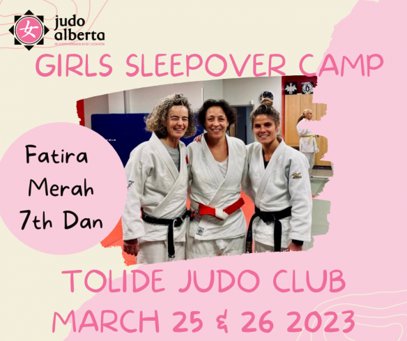 Judo Alberta Girls Sleepover Camp – March 25 & 26